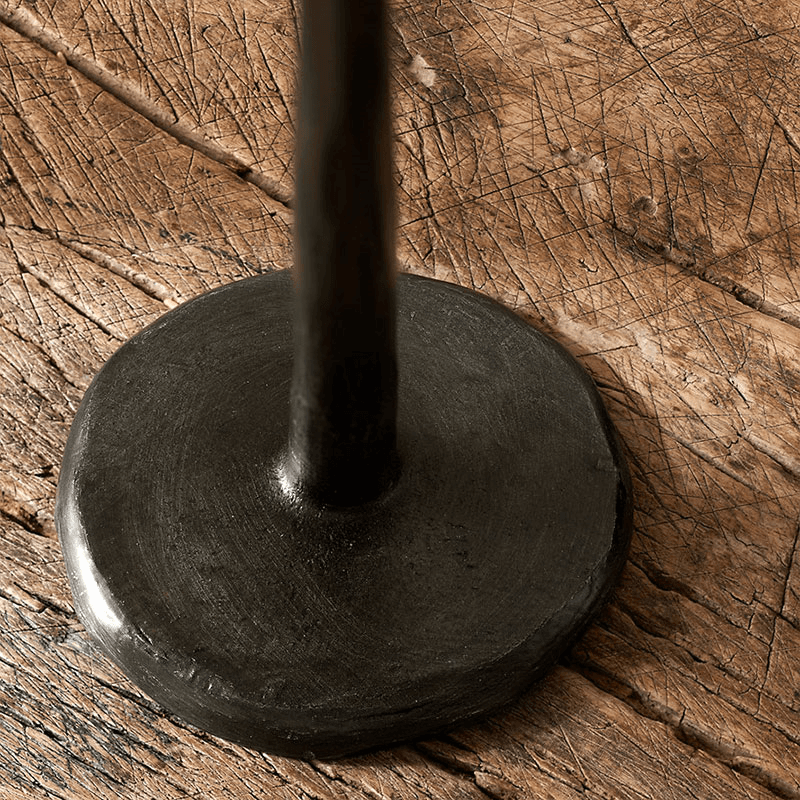 Stanton Forged Dinner Candle Holder, H22cm, Black