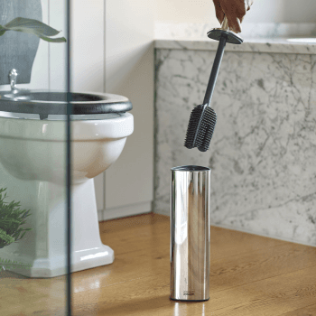 Image showing the Flex 360 Luxe Toilet Brush, Stainless Steel product.