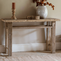 Image showing the Ibo Reclaimed Wood Console Table, Natural product.