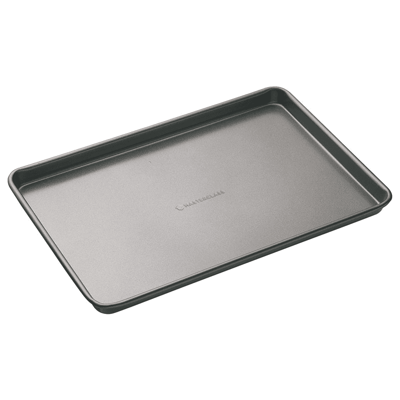 Roast pan and oven tray, 34 x 26cm (roaster) - 39 x 27cm (tray)