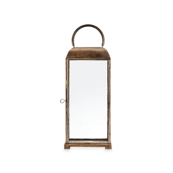 Image showing the Lantern, Kaso, Small, Aged Antique Brass product.