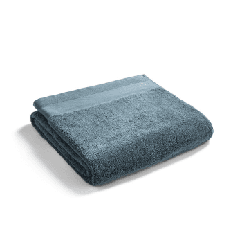 Image showing the Signature Turkish Bath Sheet, 90 x 160cm, Slate Blue product.