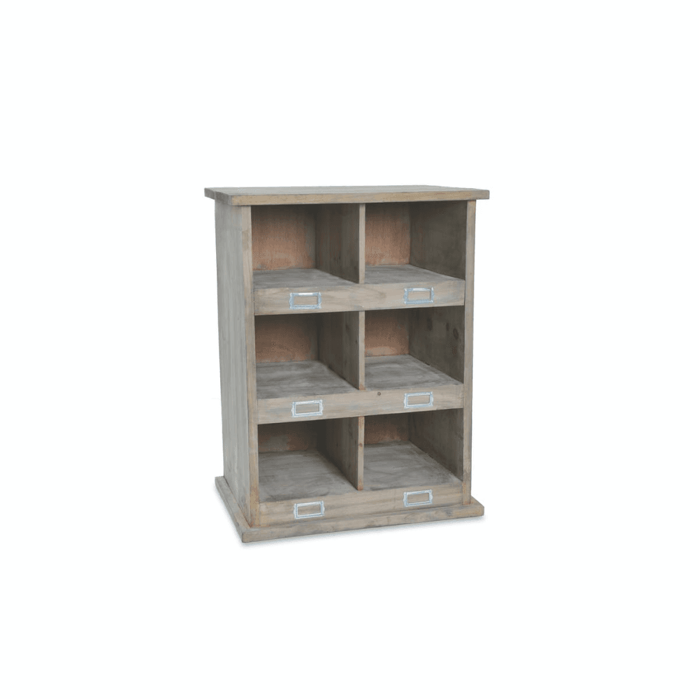 Chedworth 6 Shoe Rack, 66 x 50 x 35cm, Natural