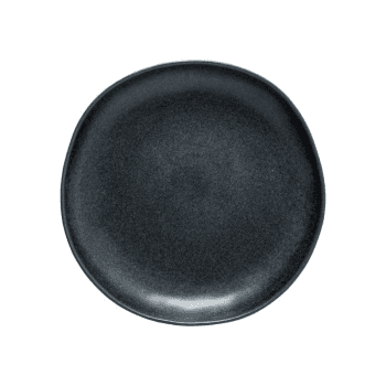 Image showing the Livia Set of 6 Dinner Plates, D28cm, Matte Black product.
