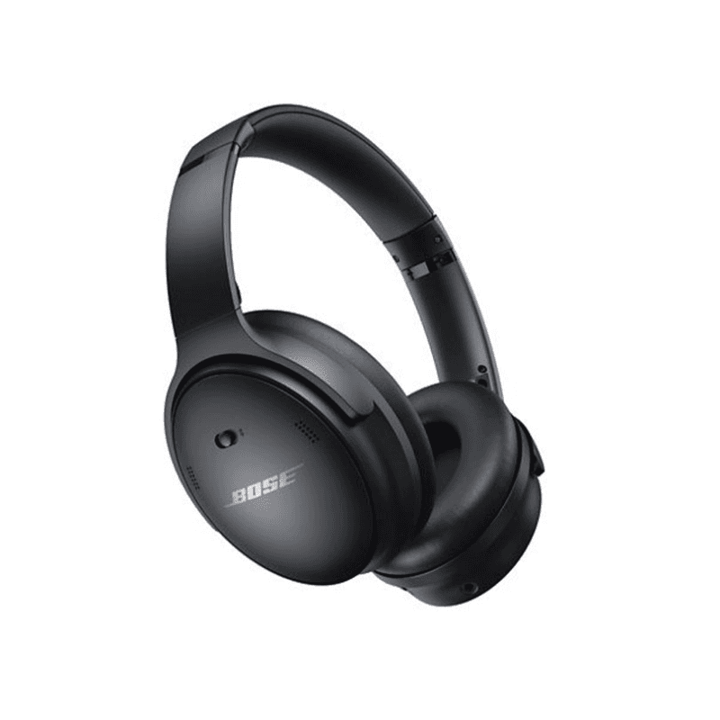 Bose QuietComfort 45 Noise-Canceling Wireless Headphones, Black, Black
