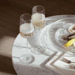 Image showing the Metropolitan Set of 4 Champagne Flutes, 230ml, Clear product.