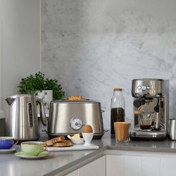 Image showing the Select Luxe 2 Slice Toaster, Brushed Stainless Steel product.