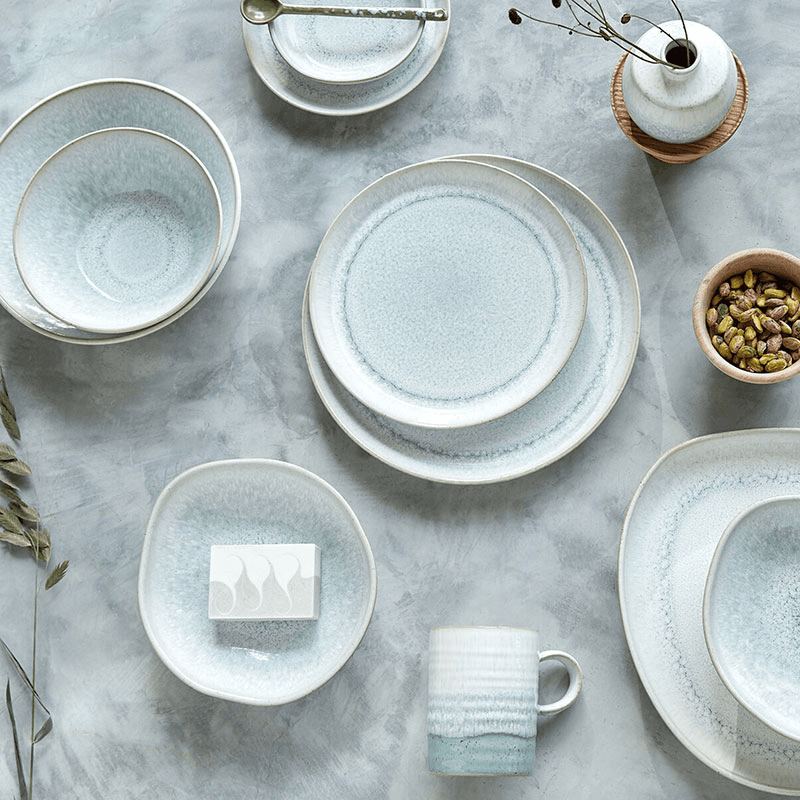 Kiln Green Medium Organic Dish, D19cm