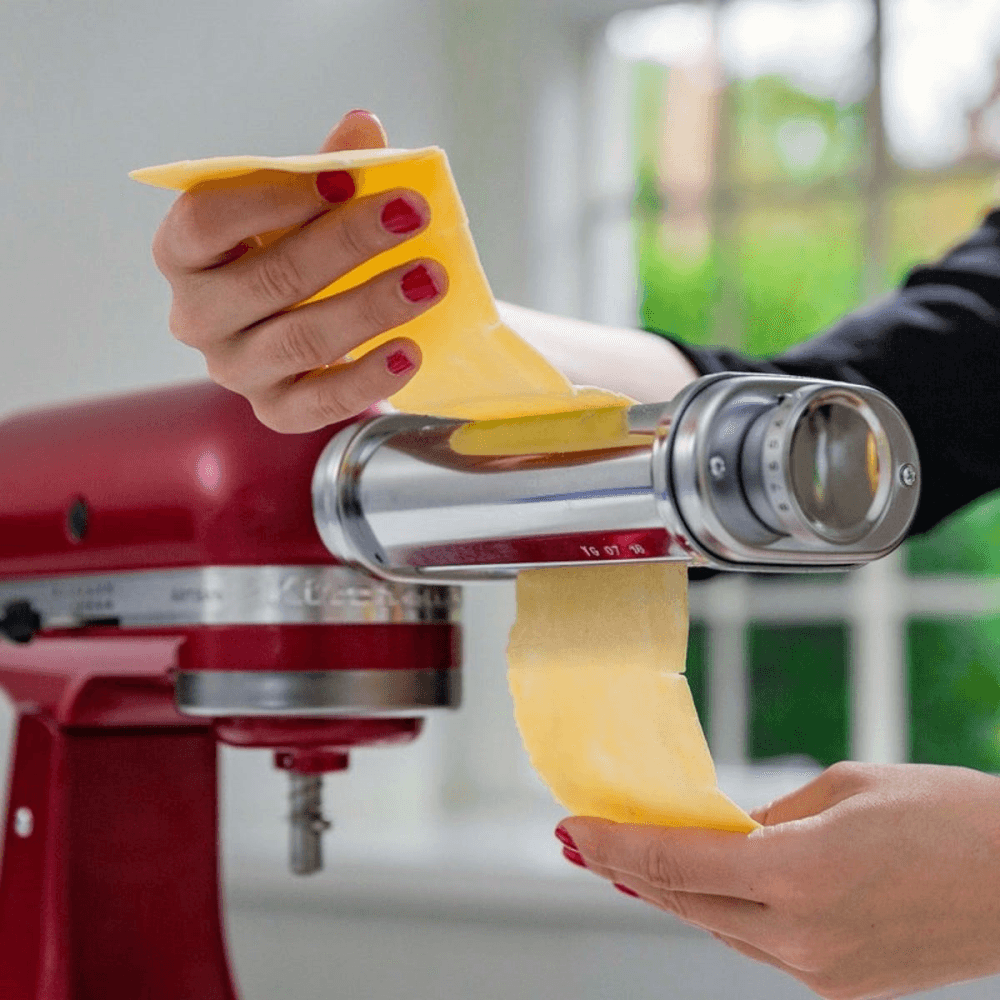 Pasta Roller Stand Mixer Attachment, Stainless Steel