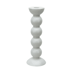 Image showing the Bobbin Candlestick, H24cm, White product.