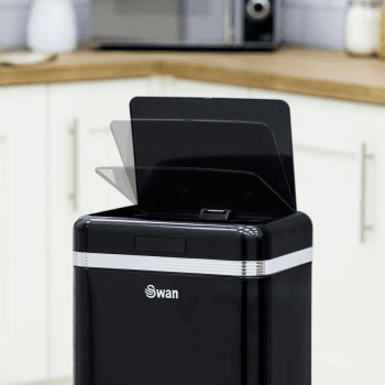 Image showing the Retro Sensor Bin, Black product.