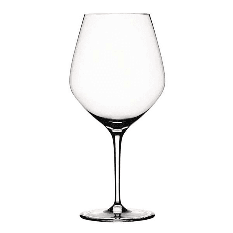 Style Set of 4 Burgundy Red Wine Glasses, 640ml, Clear
