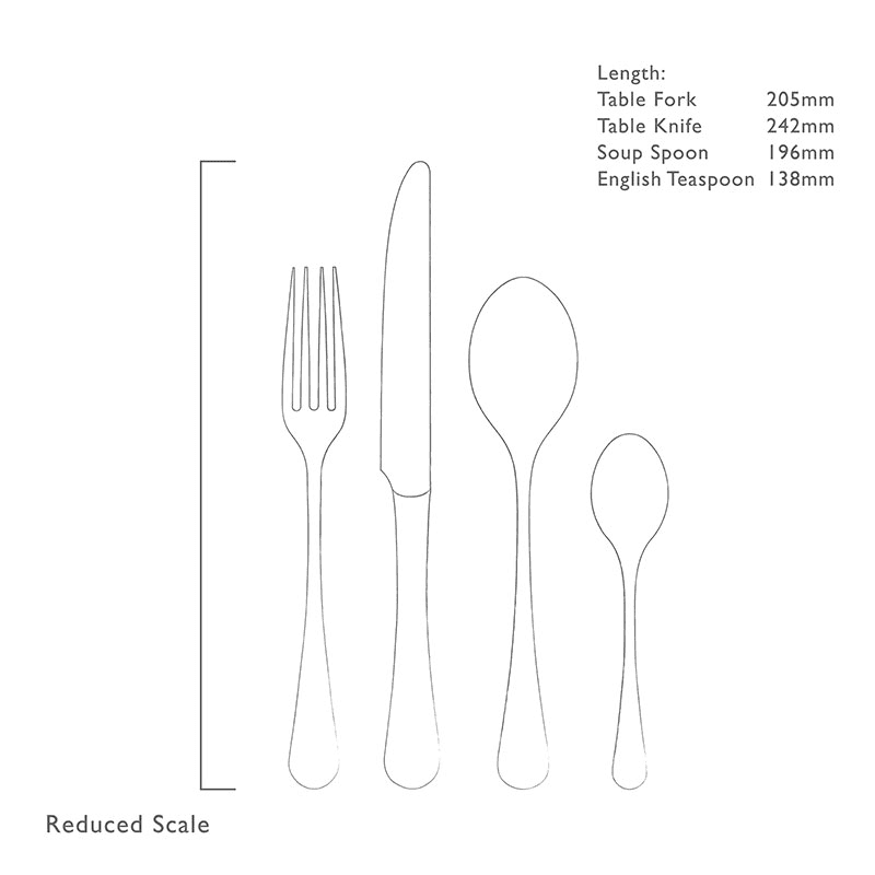 Radford 24 Piece Cutlery Set, Stainless Steel