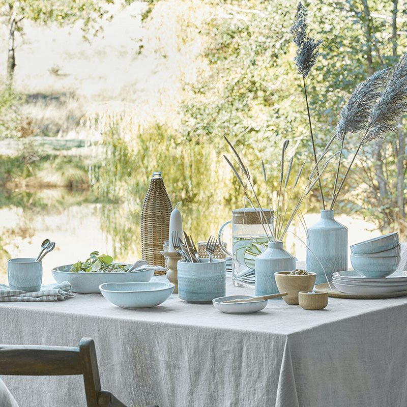 Kiln Green Medium Organic Dish, D19cm