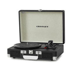 Image showing the Cruiser Plus Deluxe Portable Turntable, Chalkboard product.