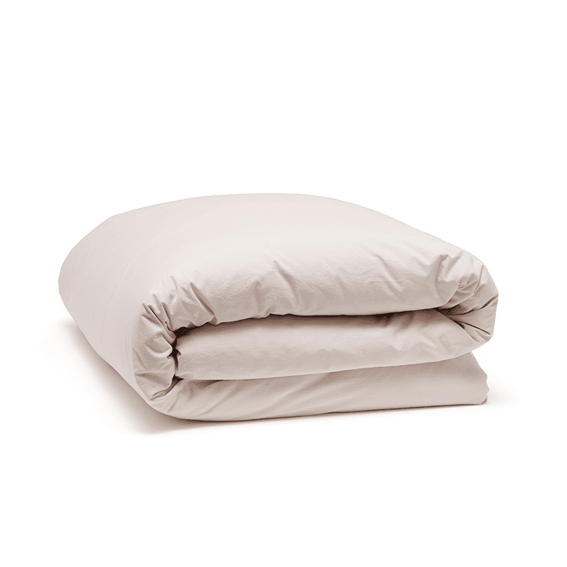 Relaxed Cotton King Size Duvet Cover, Rose