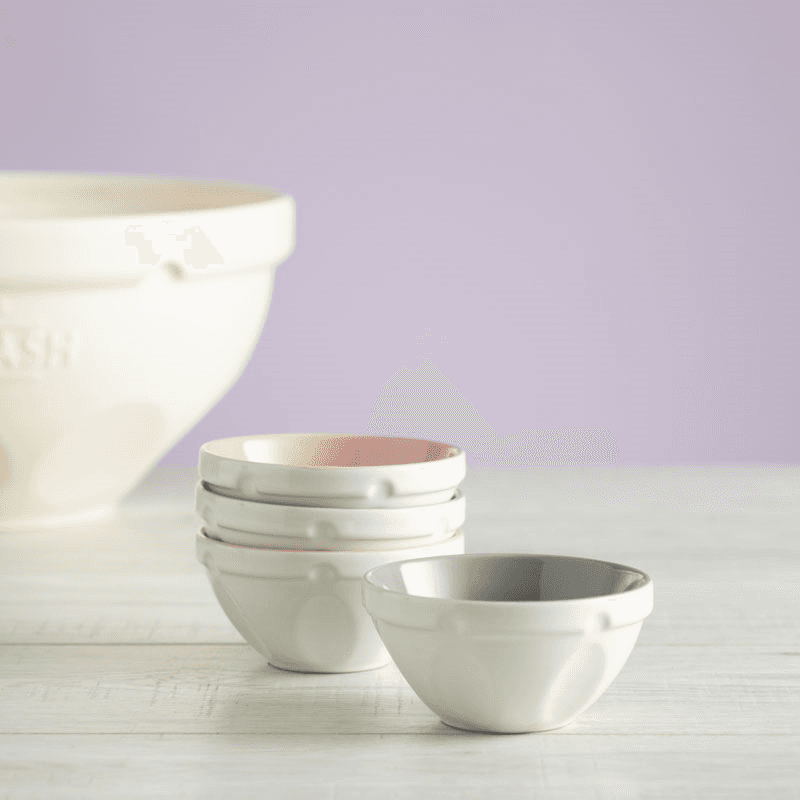 Innovative Kitchen Set of 4 mini food prep bowls, 20cm, Cream