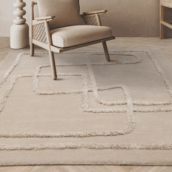 Image showing the Matrix Rug, 160 x 230cm, Sand product.