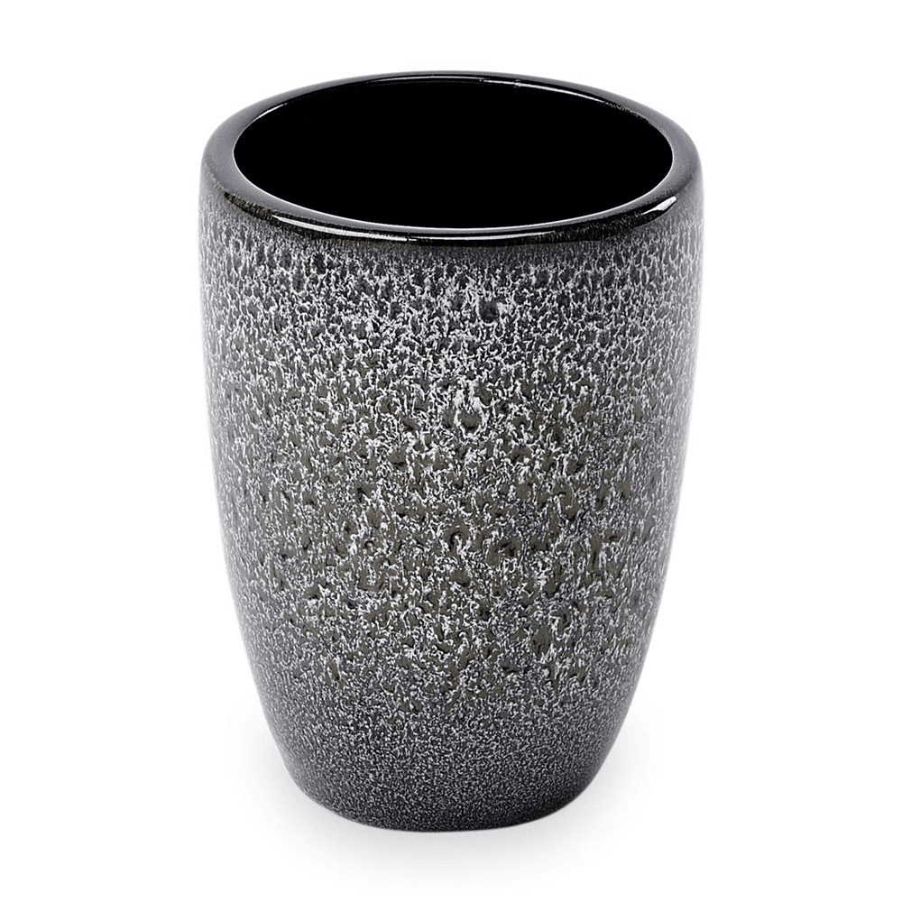 Ugo Toothbrush holder, D7.5 x H10cm, Olive black
