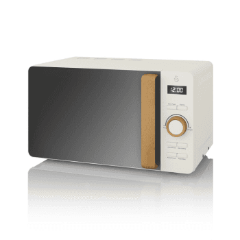 Image showing the Nordic Digital Microwave, Cotton White product.