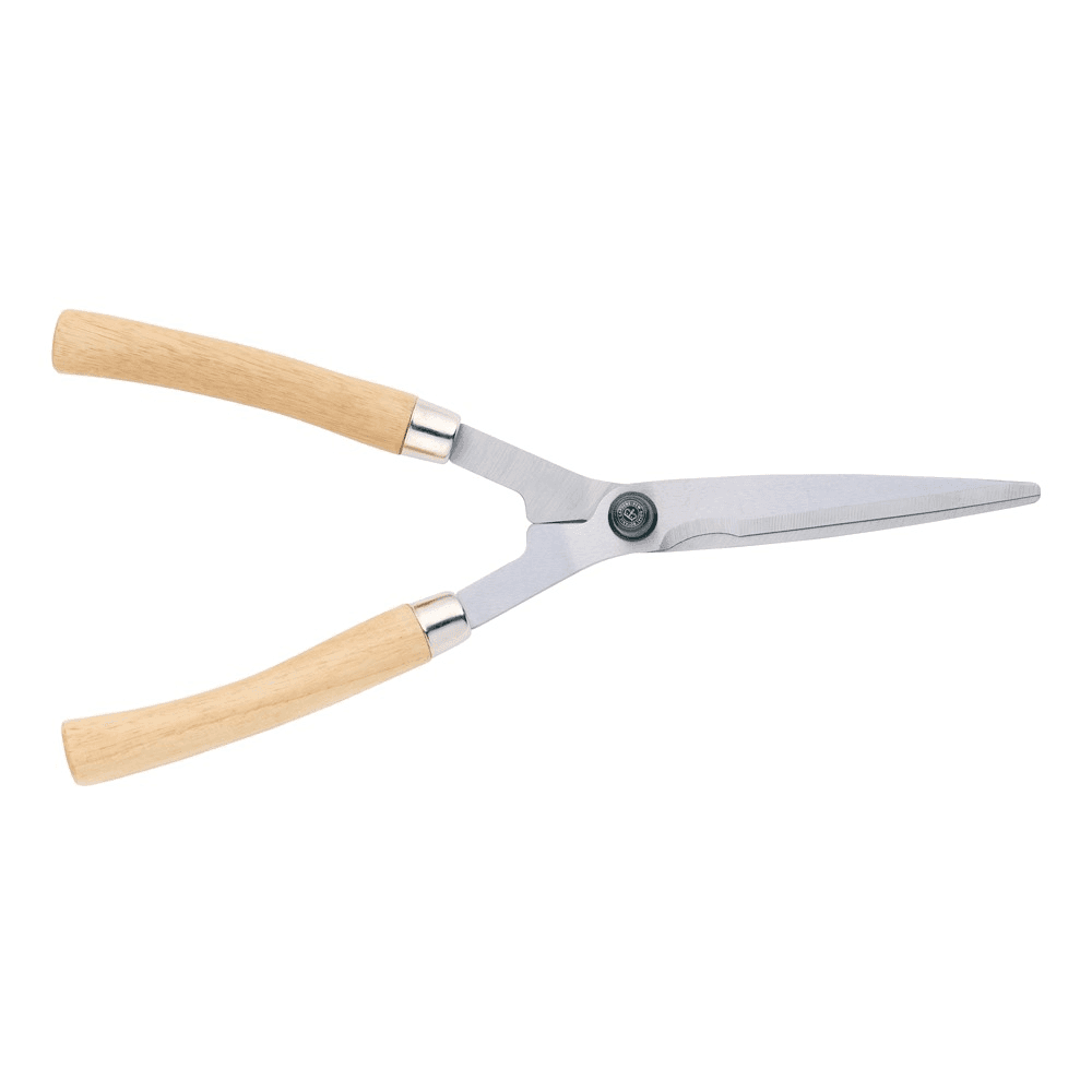 Wooden handle shears, H48 x W23.5cm, Natural/Silver