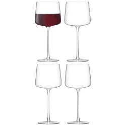 Image showing the Metropolitan Set of 4 Wine Glasses, 400ml, Clear product.