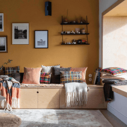 Image showing the Gastounet Plaid Thow, 140 x 220cm, Cacao product.