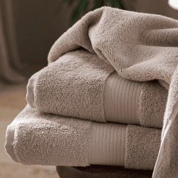 Image showing the Egyptian Cotton Bath Sheet, 100 x 150cm, Oatmeal product.