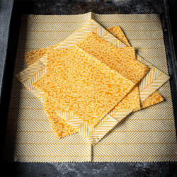 Image showing the Reusable Beeswax Food Wraps, Orange product.