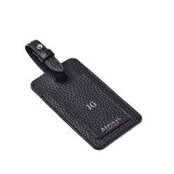 Image showing the Luggage Tag, H11.5 x W6.5cm, Black Pebble product.