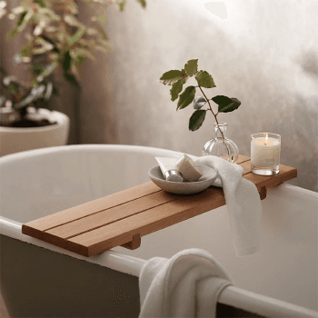 Image showing the Bath Tidy, Oak product.