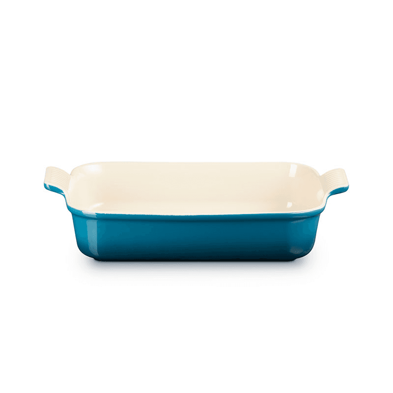 Stoneware Rectangular dish, 2.3L, Deep Teal