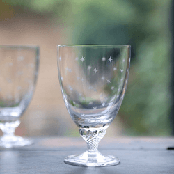 Image showing the Stars Set of 6 bistro glasses, 225ml, Crystal product.