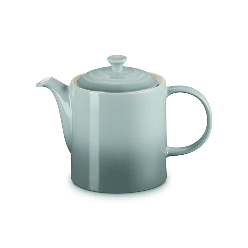 Stoneware Grand Teapot, 1.3L, Sea Salt