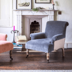Image showing the Bella Velvet Armchair product.