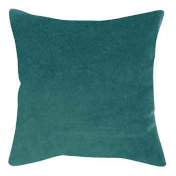 Image showing the Elise Velvet Cushion, 45 x 45cm, Green/Grey product.