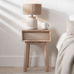 Image showing the Kalmar Bedside Table, Natural product.