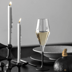 Image showing the Manufacture Rock Set of 4 Champagne Flutes, 200ml, Clear product.