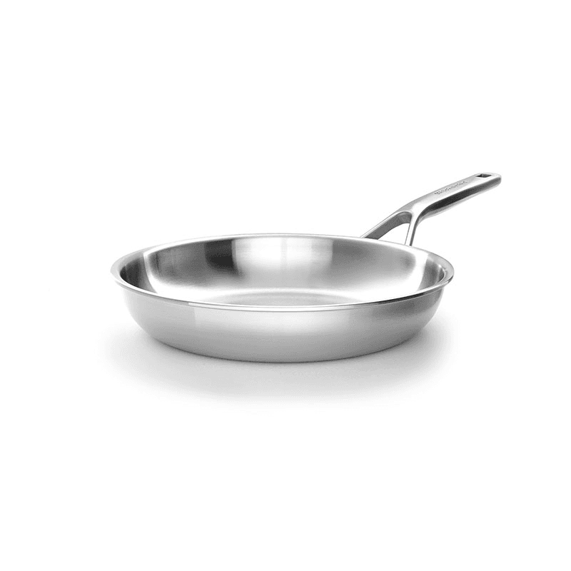 MultiPly Stainless Steel Open Frying Pan, 24cm, Silver