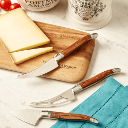 Image showing the Fortnum's Cheese Knife Set, Acacia product.