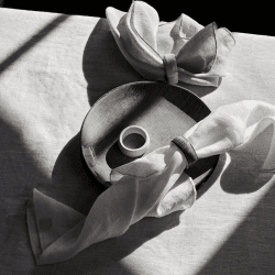 Image showing the Nordic Set of 6 Napkin Rings, D4.5cm, Vanilla product.