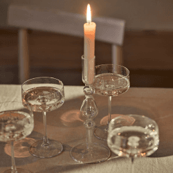 Image showing the Zero Set of 4 Champagne Coupes, 260ml product.