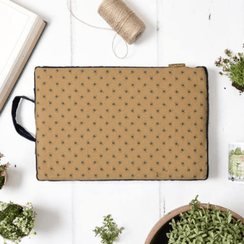 Image showing the Bees Garden Kneeler, Beige product.
