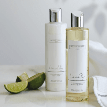 Image showing the Lime & Bay Bath and body set, 2 x 250ml product.