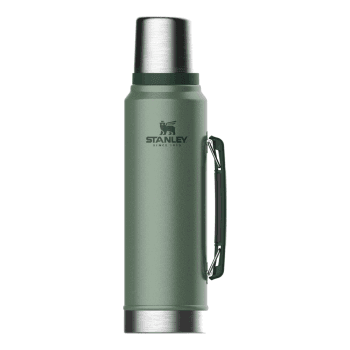 Image showing the Classic Vacuum bottle, 1 litre, Hammertone Green product.