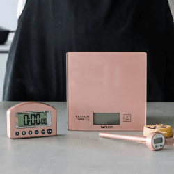 Image showing the Weighing and Measuring Scale Set, Rose Gold product.