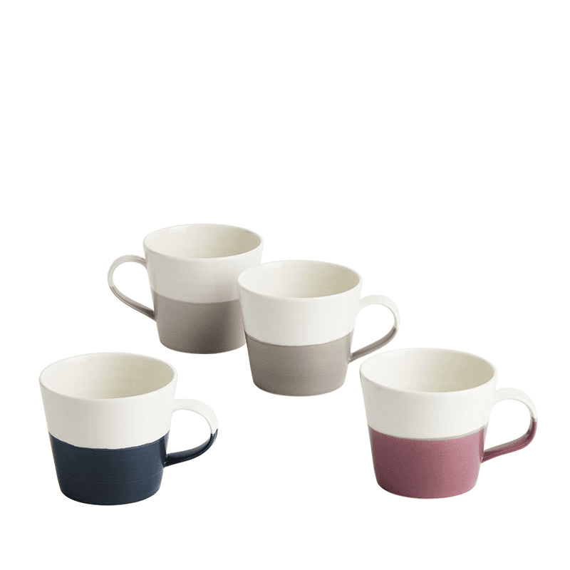 Coffee Studio Set of 4 small mugs, Mixed
