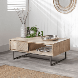 Image showing the Marca Coffee Table, Acacia Wood product.