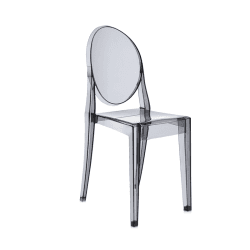 Image showing the Victoria Ghost Dining Chair, Smoke product.