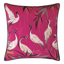 Image showing the Heron Cushion, 50 x 50cm, Pink product.
